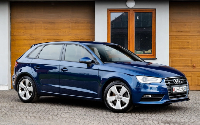 Audi A3 cena 58900 przebieg: 188000, rok produkcji 2014 z Warszawa małe 742